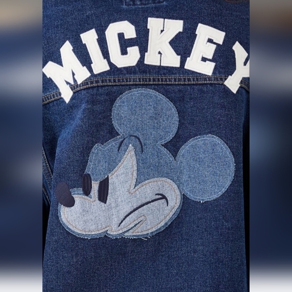 NWT Mickey Mouse Denim trucker jacket by Forever 21 - Picture 5 of 9